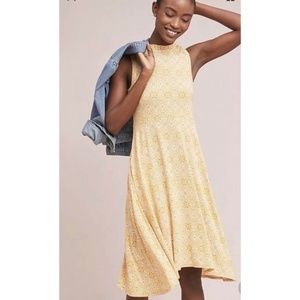 NWT Anthropologie Maeve Cleary Mockneck Dress
